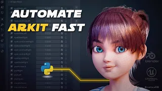 Automate 52 ARKit Shapekeys in Blender Free Python Script
