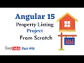Angular 15 Real-estate Project Angular Property listing project from scratch with Testycodeiz