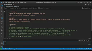 Python Shorts 1 Pseudo-code