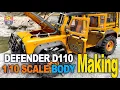 Scale RC Car Camel Trophy D110 Defender Scale B0DY Axial SCX10 II Make a sash body