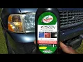 turtle wax heal seal swirl remover makes headlights like new again 6 99 at Walmart