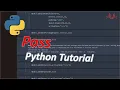 Python Tutorial 35 for Beginners Pass Lativa19