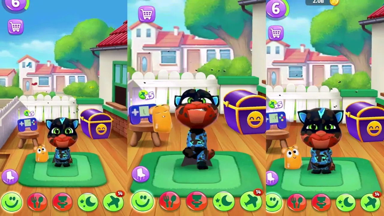 my talking tom 2 gameplay