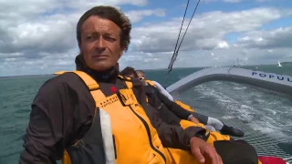 Brian Thompson congratulates YJA Yachtsman of the Year Winners