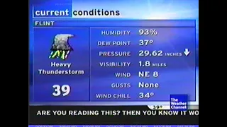 Classic Local on the 8 s Heavy Thunderstorm in Flint MI March 13th of 2006