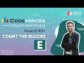 Codeforces Educational Round 84 E Count The Blocks Competitive Coding
