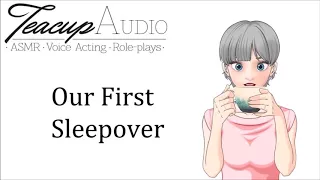 60 Minutes Our First Sleepover Girlfriend Role Play Kissing Sleep Sounds