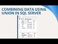 44 Combining data using union in sql server