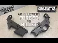 AR15 Lower Receivers Forged vs Billet