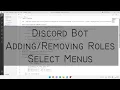 Code Your Discord Bot Hikari - Roles Select Menu