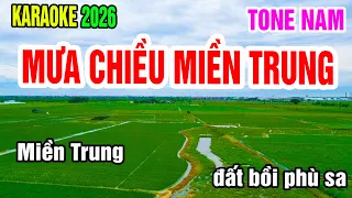 Karaoke Mưa Chiều Miền Trung Tone Nam Nhạc Sống gia huy karaoke