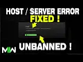 MW2 FIX ERROR FIX Host Server Error Easy Fix Modern Warfare 2 Host Server Bug FIX MW2