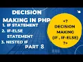 If Else Statement in PHP PHP Conditional Statement PHP Decision Making if statement-hindi