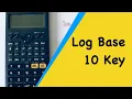 The Log Base 10 Key How To Work Out A Log Of Base 10 Using A Casio Classwiz fx-85GTX Calculator