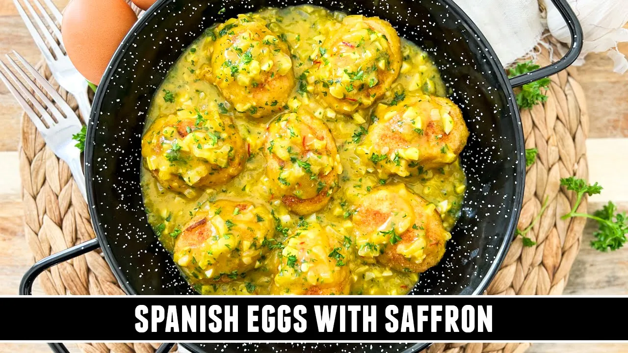 Spanish Eggs with Saffron   An EXTRAORDINARY Dish using the HUMBLE Egg