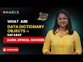 What are Data Dictionary Objects in SAP ABAP ZaranTech