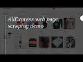 How to scrape AliExpress web site using python AliExpress website scraping using python