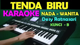 Download TENDA BIRU - Desi RatnaSari | KARAOKE NADA WANITA MP3