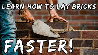 How To Lay Bricks FAST The EASY WAY 