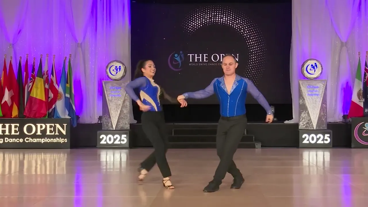 Nicholas Hughes and Beatrix Teng - 3rd Place Rising Star (Showcase) - The Open 2025
