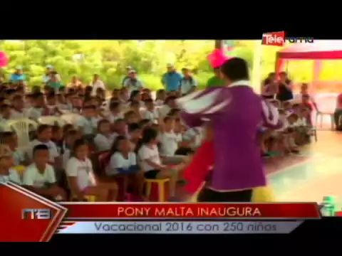 Pony Malta inaugura vacacional 2016 con 250 niños