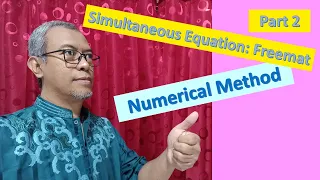 Numerical Method - Solving Equations Freemat Part 2