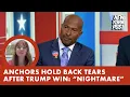 CNN MSNBC anchors hold back tears after stunning Trump win Nightmare