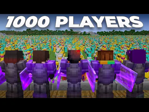 Video Thumbnail: Minecraft 10 Pros vs 1000 Players