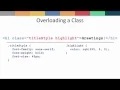 Playing with jQuery and the CSS class selector