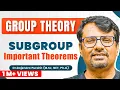 Group Theory Subgroup Subgroup Theorems Discrete Mathematics