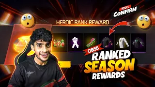 OB55 NEW RANK REWARDS 😱 Free Fire Max