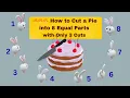How to Cut a Pie into 8 Equal Parts with Only 3 Cuts Fun Brain Puzzle
