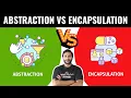 Abstraction vs Encapsulation What is Abstraction in tamil What is Encapsulation