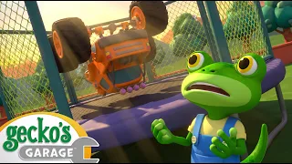 Bouncing Monster Truck! 🛻 | Gecko's Garage | Cars, Trucks & Vehicles Cartoon | Moonbug Kids