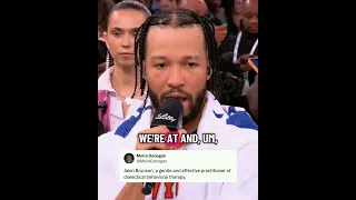 Jalen Brunson on overcoming doubt during the NBA Finals