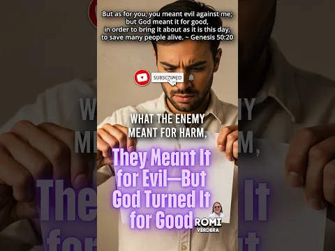 They Meant It for Evil—But God Turned It for Good  V425