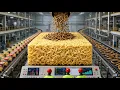 Inside the Mealworm Factory From Millions of Worms to Instant Noodles Full Process