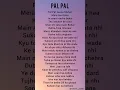 Download Lagu PAL PAL(lyrics) - Alfusic | Talwinder | Alisoomromusic #ytshorts #song #lyricsvideo #lyricsvideo
