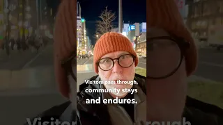 Visitors Pass Through. Community Stays #FieldNotes #JapanSolo #travel