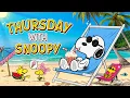 Sunny Thursday Vibes with Snoopy Relaxing Beach Jazz for Upbeat Morning Chil by Jazzy