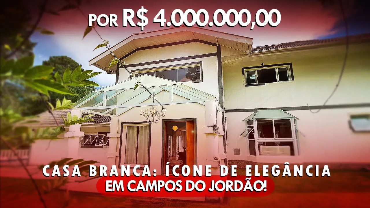 Video do Imóvel: Casa com 5 dormitórios à venda, 453 m² por R$ 4.000.000 - Vila Campos do Jordão - Campos do Jordão/SP