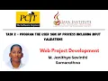 Task 2 Program the user sign up process including input validations