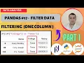 PYTHON PANDAS TUTORIAL - FILTERING DATA BASED ON A PARTICULAR COLUMN