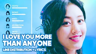 Download TWICE - I Love You More Than Anyone (Line Distribution + Lyrics Color Coded) PATREON REQUESTED MP3