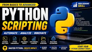 Learn Python Scripting from Scratch Complete Python Course