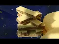 Sfoglie croccanti di   wafer fatte in casa, farcite con la crema di nocciole