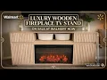 Walmart Fireplace TV Stand Review Affordable Luxury Upgrade ON SALE NOW