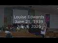 Louise Edwards Funeral 7-15-2026