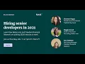 Technical Recruiting Webinar Hiring Senior Engineers