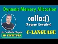 calloc function in C-Language Practical Dynamic Memory Allocation calloc C Programming